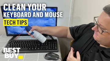 Cleaning Your Keyboard and Mouse - Tech Tips from Best Buy