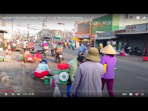 Video Vietnam || Rural life in Chau Thanh (Ep2) || Tien... - youtube