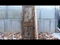 Time lapse: Barnwood Gray Knotty alder door stained with Reclamation Time lapse: Barnwood Gray Knotty alder door stained with Reclamation