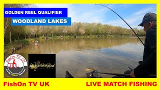 GOLDEN REEL QUALIFIER : WOODLAND LAKES : 18-04-21 : LIVE MATCH FISHING
