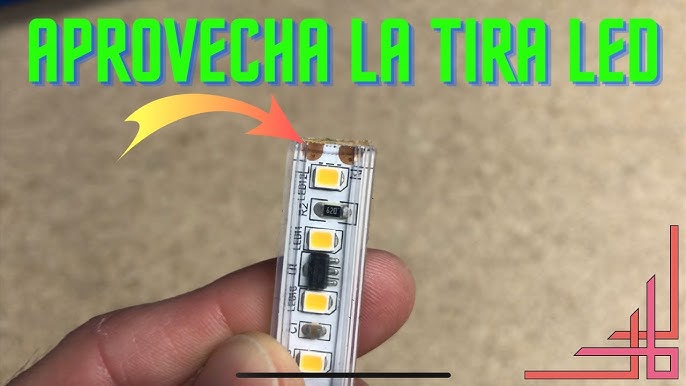 como conectar una tira led de 12v a 120v de manera facil y rapida sin  adaptador 