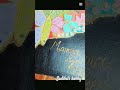 a colorful name plate ❤️ #viral #foryou #viralreels #viralvideo #mirrorwork #painting #viralshorts