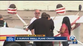 2 survive small plane crash in Boca Raton Sunday