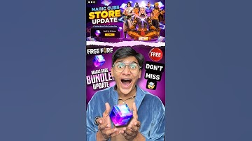 FINALLY MAGIC CUBE STORE UPDATE RARE BUNDLES CONFIRM 🤩 | FREE FIRE MAGIC CUBE STORE UPDATE #shorts