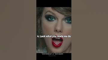 ChatGPT top five Taylor swift music videos✨ #taylorswift  #taylorsphere  #swiftok