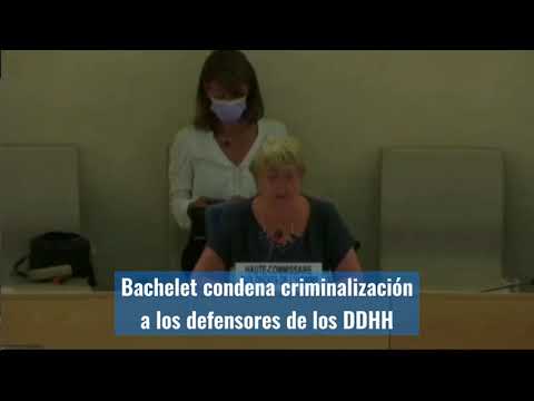 Bachelet condenó la criminalización a los defensores de los DDHH en Venezuela