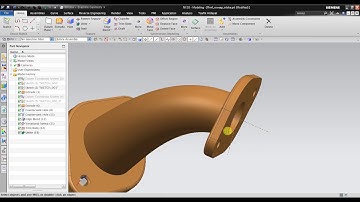 NX CAD : Variational Sweep Tool