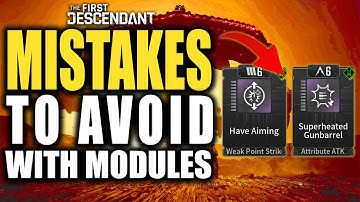 AVOID THIS MISTAKE WHEN ADDING MODULES in The First Descendant - Tips