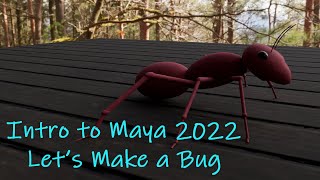 Intro to Maya 2022 - Video #3 - Materials and Rendering