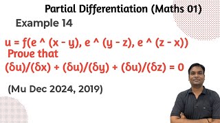 Example 14:- Partial Differentiation 