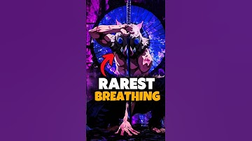 Which Breathing Style is the Rarest? #demonslayer #shorts