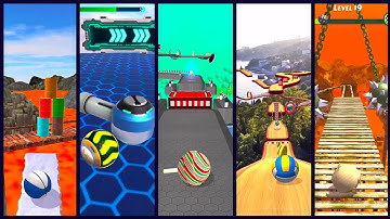 Sky Rolling Balls Super Speedrun Going Balls Mix Gameplay Part 19