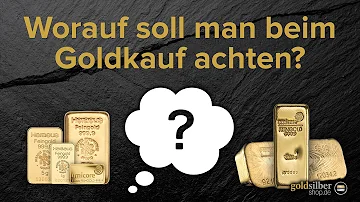 Welche Goldbarren sind die wertvollsten?