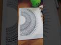 Mandala Art✨l #mandalaart #easy #drawing #design #blackandwhite #artwork #ytshorts #viralshorts