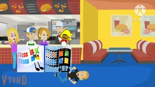 Childish Dad Misbehaves At Churchs Chicken Windows Viennas Version