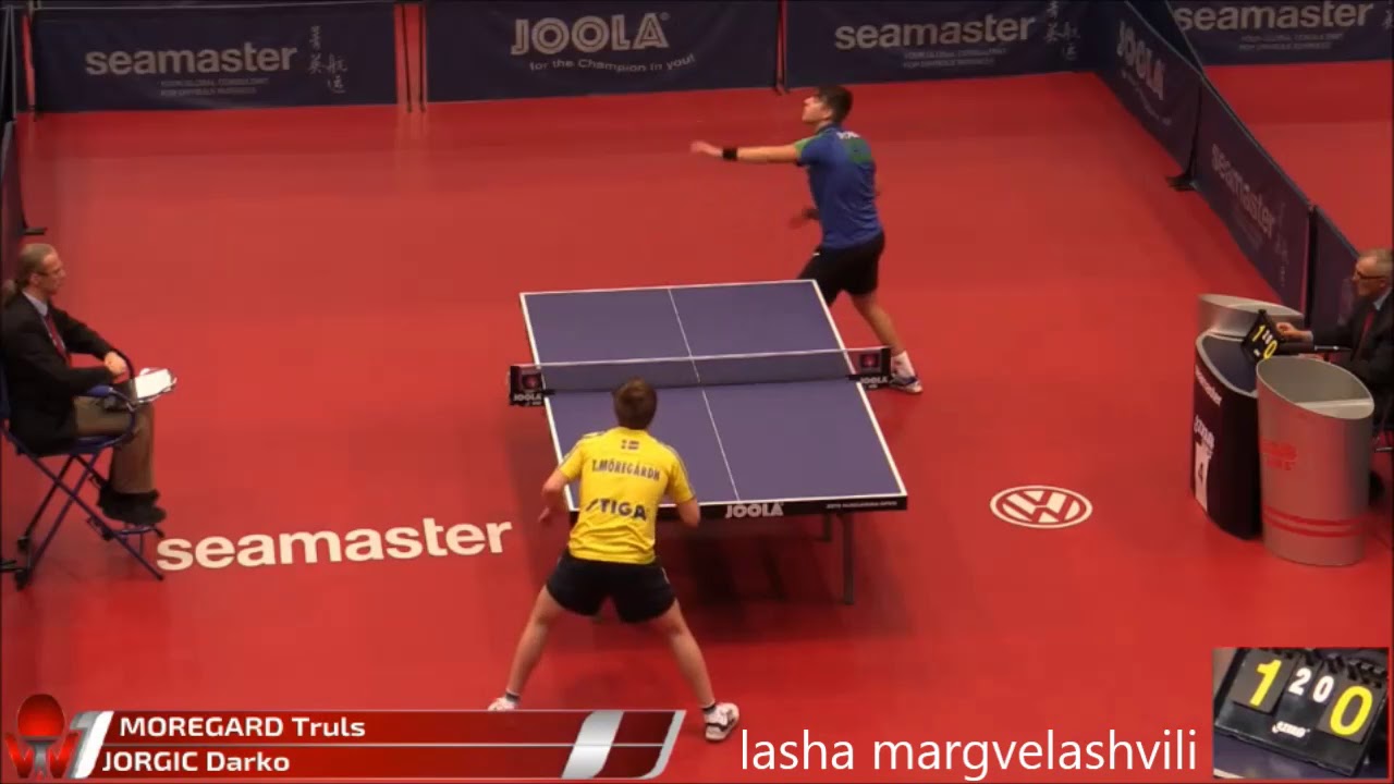 truls moregard vs jorgic darko hungarian open 2018 table tennis ping pong table open