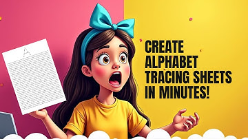 Easy Alphabet Tracing Worksheet Tutorial | Sell on Etsy