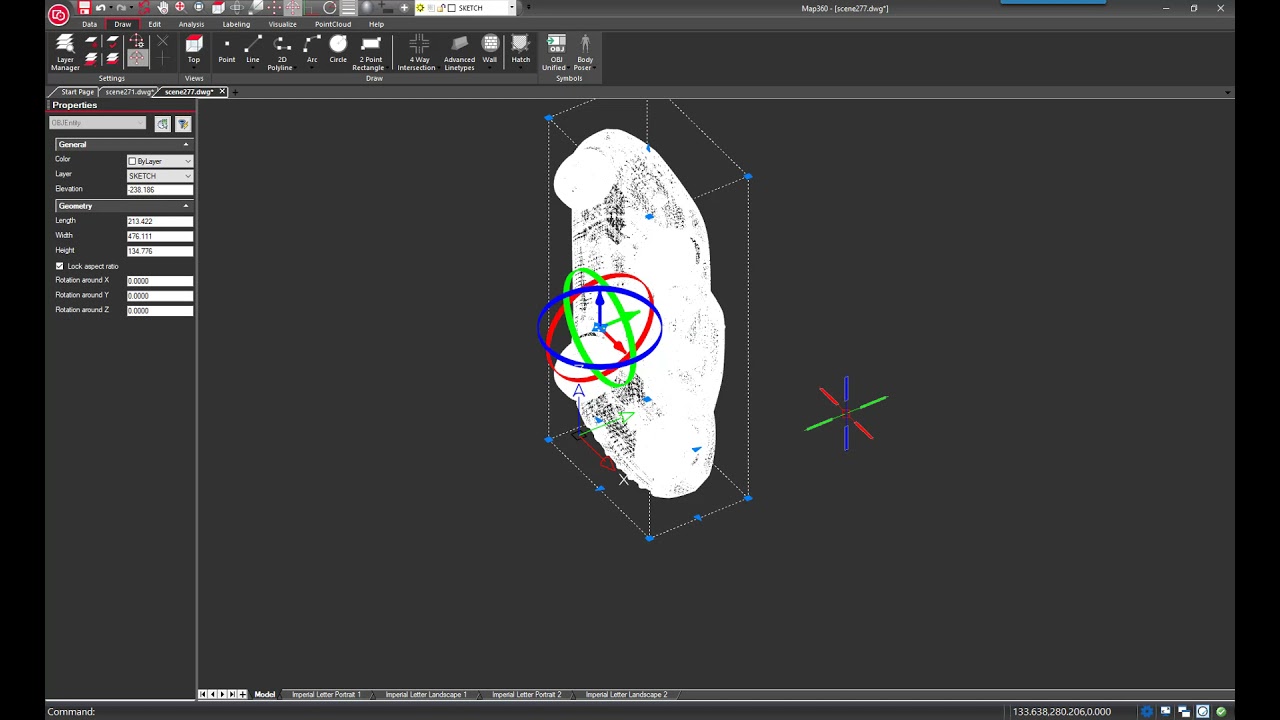 Leica Map360 2021 - Import OBJ (Part 1)