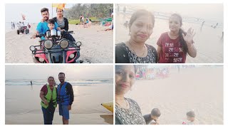 amachi beach ?️ varchi dhamal Masti Ani mulancha enjoy (Ratnagiri ganpati pule journey)