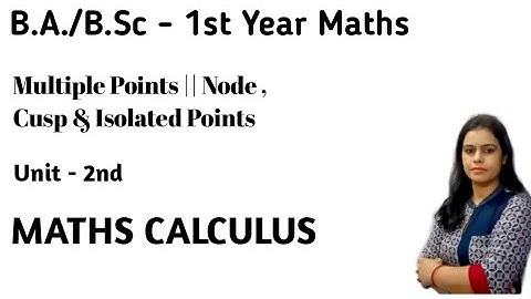 Multiple Points | Node,Cusp,Conjugate Pt|New Era Maths Class
