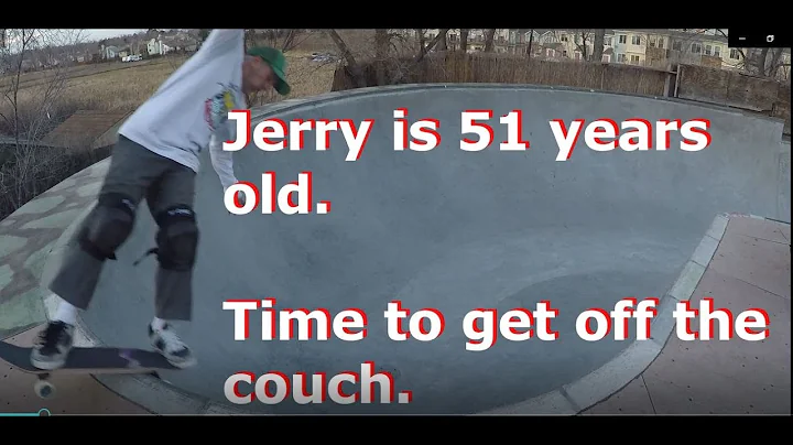 1st time skating at Jerry Hahn's recycler ramp