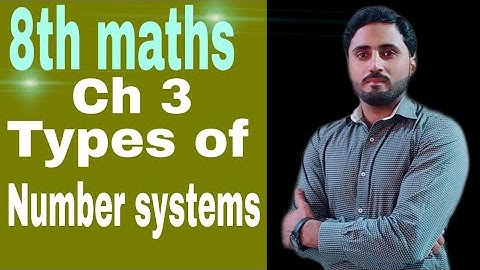 Number system | Types | introduction | class 8th | unit 3 | urdu hindi | maths with Naseer Ilyas
