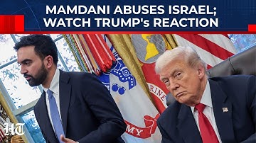Awkward Moment: As Mamdani Abuses Israel In Front Of Trump, Watch US President