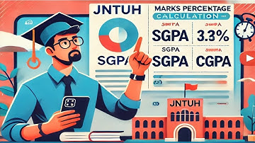 JNTU Percentage Of  Marks  Calculation| SGPA vs CGPA | How to calculate percentage of marks in JNTU