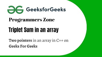 Triplet Sum in Array gfg | Find if there