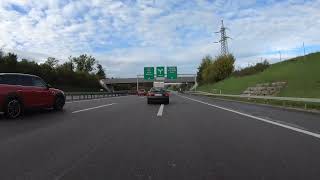 2023 Driving in Switzerland 004 : Zürich to Germany, Border (Highway,Autobahn,Blitzer) 4K by Moove2Moovie 1,301 views 1 year ago 37 minutes