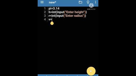 🖥 Calculate Volume of cylinder ☑️☑️