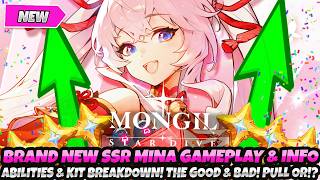 Important Brand New Ssr Mina Gameplay Info Abilities Kit The Good Bad Mongil Star Dive