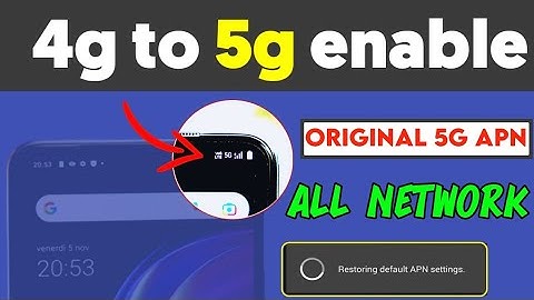 100% official 5g in any phone using 1 new trick | enable 5g in any 4g phone | 5g apn setting