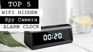 Top 5; Best WiFi Hidden Spy Camera Alarm Clock 2023