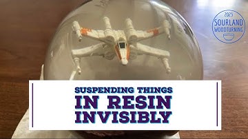 Suspending objects in resin...invisibly