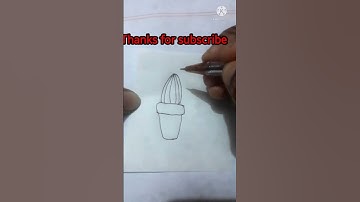 How to draw a cactus for beginners step by step #shorts #drawing #howtodraw #youtubeshorts #trending