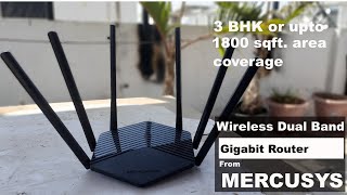 MERCUSYS AC1900 Wireless Dual Band Gigabit Router MR50G | 1900Mbps Wi-Fi Speed