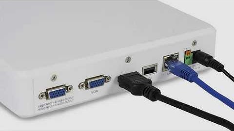 How to setup networking on the Cocoon DVR - Cocoon Digital Security System (2015) IT115008