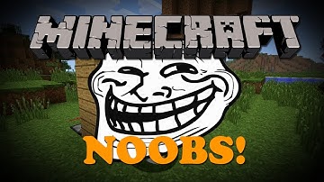 Minecraft Trolling: Noobs (ItsJerryAndHarry)