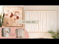 DIY || Grands tableaux abstraits et texturés | Large wall art - abstract and textured (eng.sub)