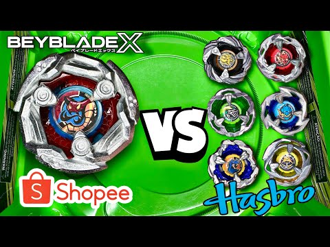BEYBLADE X VIPER TAIL PIRATA FROM SHOPEE VS THE ENTIRE BEYBLADE X COLLECTION FROM THE PETER PLAY ...
