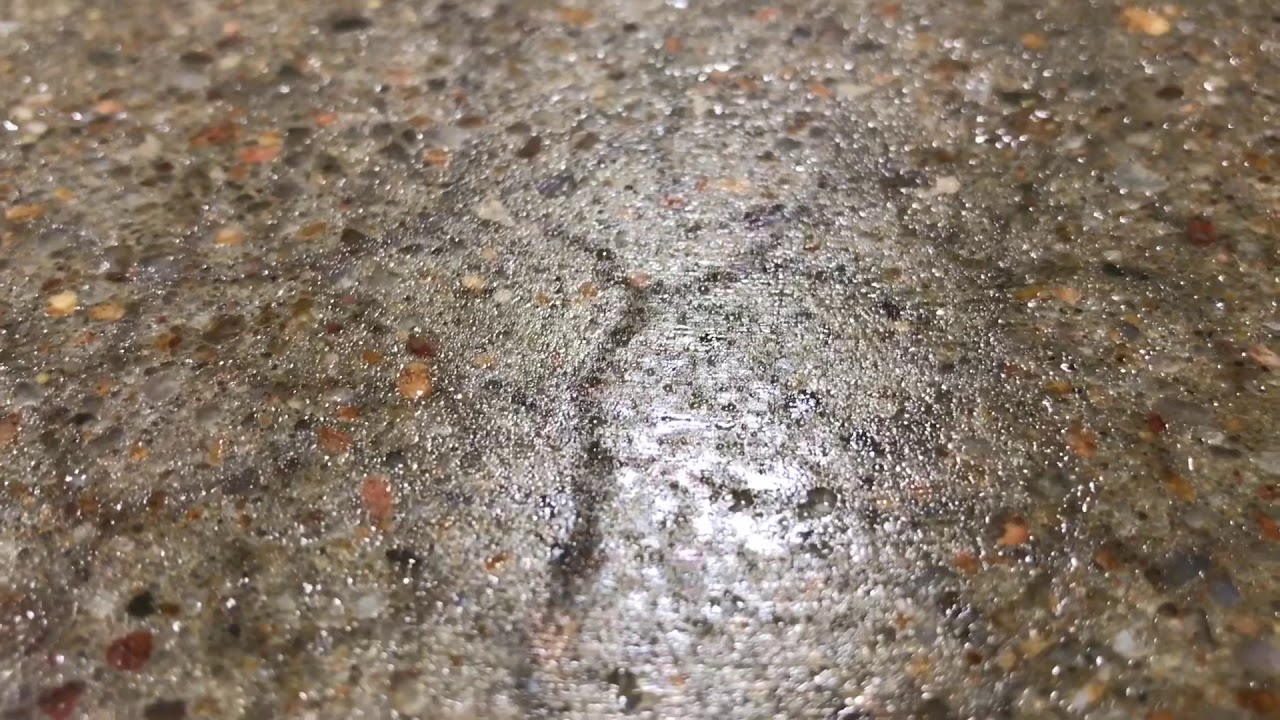 Grouting to Enhance Polished Concrete - YouTube