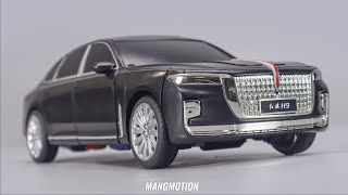 Barricade in China？Lijiang Toys Hongqi H9 Police Car stop motion and transformation.