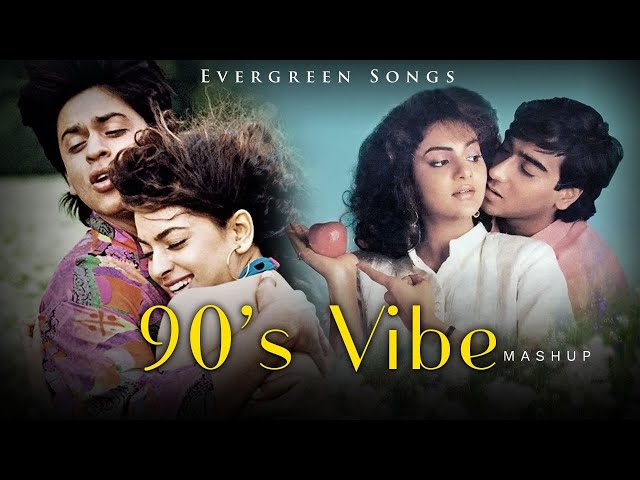 90s Vibe Mashup | Evergreen Songs | Old Bollywood Songs | Hindi Love Songs | 90's hit class=