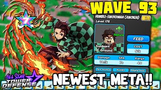 New 7 Star Hybrid Tanjiro in Material ORBS Farming (Wave 100+)