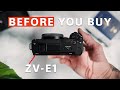 Real World use with the Sony ZV-E1 Thoughts!