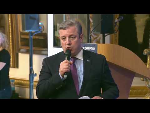 პრემიერ-მინისტრის გამოსვლა ლონდონის 2016 წლის ანტიკორუფციულ სამიტზე