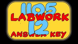1105 LabWork 12 Answer Key