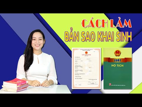 Cách làm trích lục bản sao giấy khai sinh