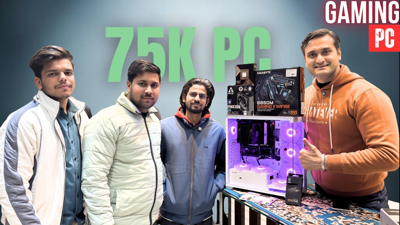 Upgradable PC in 75k | Latest AMD Ryzen 5 9600x concept | Anand ...
